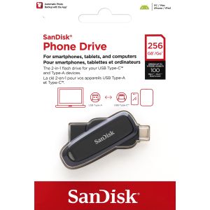 サンディスク SanDisk 並行輸入品2週間保証のみ サンディスク SDDDC6-256G-G46 USB Type-A Type-C 2in1 256GB