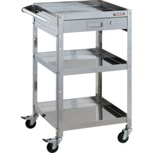 トラスコ TRUSCO トラスコ CRB-953HV クリーンラビット 75φゴム車鉄金具 1段引出ハンドル付 TRUSCO メーカー直送 代引不可