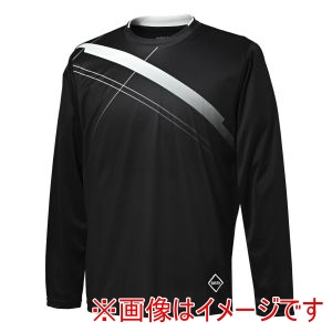 ゴーセン GOSEN ゴーセン T2536 プラクティスロングTシャツ ブラック XO