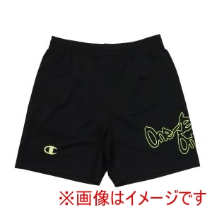 チャンピオン Champion チャンピオン C3-CB525 SHORTS ブラックXイエローグリーン S