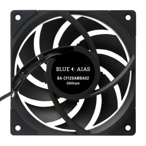 アイネックス AINEX アイネックス BA-CF120AMBA02 銅軸FDBケースファン 120mm 静音 高耐久PWMタイプ 2800rpm