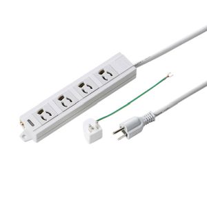 サンワサプライ SANWA SUPPLY 電源タップ 10m 4個口 TAP-MG341N2-10